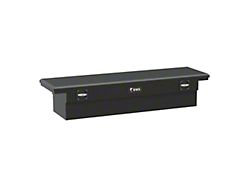 UWS 72-Inch Aluminum Low Profile Secure Lock Tool Box; Matte Black (99-25 F-350 Super Duty)