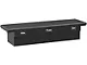 UWS 69-Inch Aluminum Low Profile Secure Lock Crossover Tool Box; Matte Black (99-24 Sierra 1500 Fleetside)