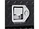 UWS 62-Inch Aluminum Wedge Angled Utility Chest Tool Box; Gloss Black (07-24 Sierra 2500 HD)