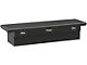 UWS 69-Inch Aluminum Low Profile Secure Lock Crossover Tool Box; Matte Black (07-24 Sierra 2500 HD)