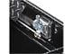UWS 69-Inch Aluminum Low Profile Angled Crossover Tool Box; Gloss Black (99-24 Silverado 1500)
