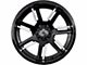 V-Rock Off-Road Wheels Throne X Satin Black Milled 5-Lug Wheel; 20x12; -44mm Offset (02-08 RAM 1500, Excluding Mega Cab)