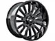 V-Rock Off-Road Wheels Anvil Gloss Black 5-Lug Wheel; 17x9.5; 0mm Offset (02-08 RAM 1500, Excluding Mega Cab)