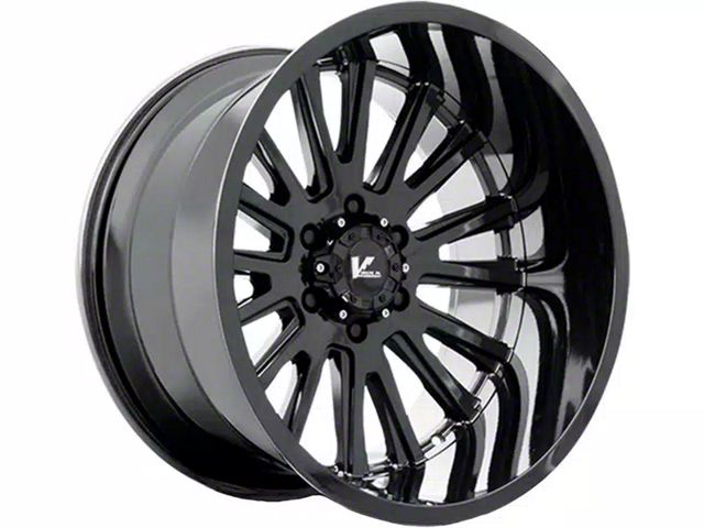 V-Rock Off-Road Wheels Anvil X Gloss Black 5-Lug Wheel; 20x12; -44mm Offset (02-08 RAM 1500, Excluding Mega Cab)