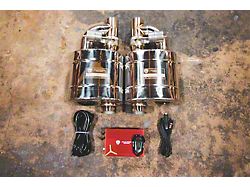 Valvetronic Designs Universal Valved Muffler Kit; 3.50-Inch; Pair (Universal; Some Adaptation May Be Required)