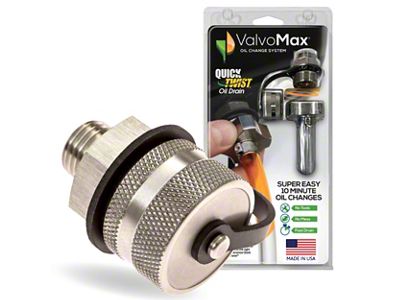 ValvoMax Quick Twist Oil Drain Valve; M12-1.75 (07-26 Tahoe)