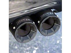 Vance & Hines HoleShot Series Performance Dual Exhaust System with Eliminator Black Tips; Rear Exit (19-23 5.3L Sierra 1500 w/ Factory Dual Exhaust)