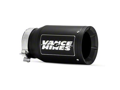 Vance & Hines Eliminator Exhaust Tip; 6.50-Inch; Black (Fits 5-Inch Tailpipe)