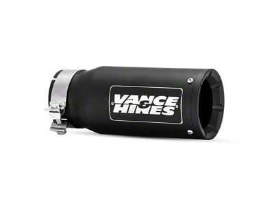 Vance & Hines Eliminator Exhaust Tip; 5-Inch; Black (Fits 4-Inch Tailpipe)