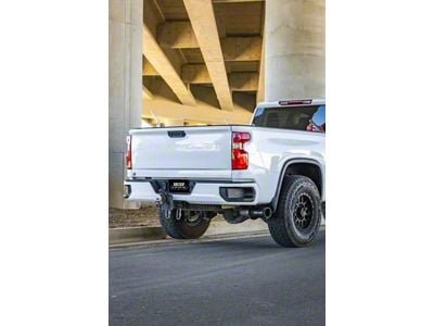 Vance & Hines HoleShot Series Performance DPF-Back Single Exhaust System with Eliminator Black Tip; Side Exit (20-23 6.6L Duramax Silverado 2500 HD)