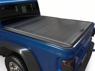 Retractable Tonneau Cover; Black (15-22 Canyon)