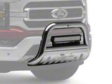 Bull Bar with 20-Inch LED Light Bar; Stainless Steel (04-26 F-150, Excluding Raptor)