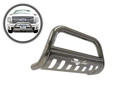 Classic Bull Bar with Skid Plate; Stainless Steel (04-24 F-150, Excluding Raptor)