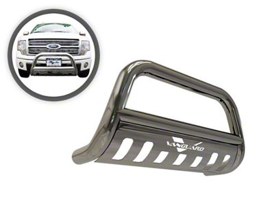 Classic Bull Bar with Skid Plate; Stainless Steel (04-25 F-150, Excluding Raptor)