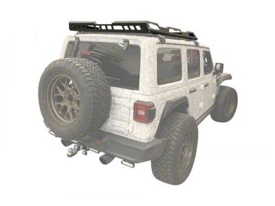 Endurance Roof Rack with LED Lights; Black (09-20 F-150)