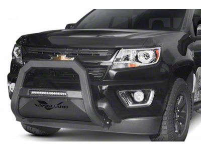 Optimus Bull Bar with 18-Inch LED Light Bar; Black (04-25 F-150, Excluding Raptor)
