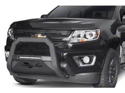 Optimus Bull Bar with 18-Inch LED Light Bar; Black (04-24 F-150, Excluding Raptor)