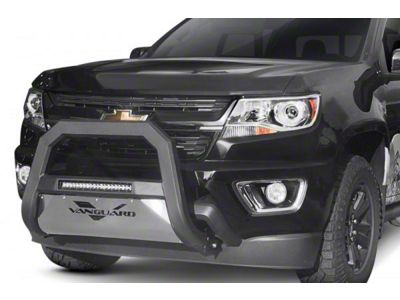 Optimus Bull Bar with 18-Inch LED Light Bar; Black (04-22 F-150, Excluding Raptor)