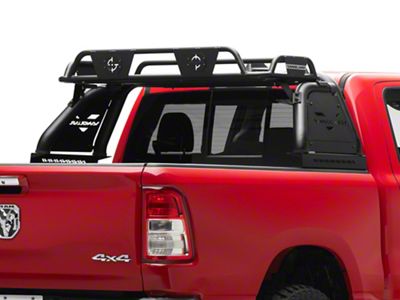 Raven Roll Bar; Black (04-24 F-150 Styleside)