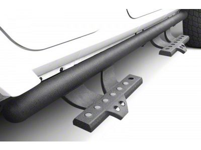 V Signature Side Step Bars; Black (15-24 F-150 SuperCab)