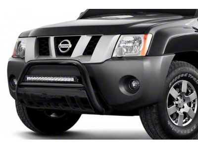 Bull Bar with 20-Inch LED Light Bar; Black (09-18 RAM 1500, Excluding Rebel)