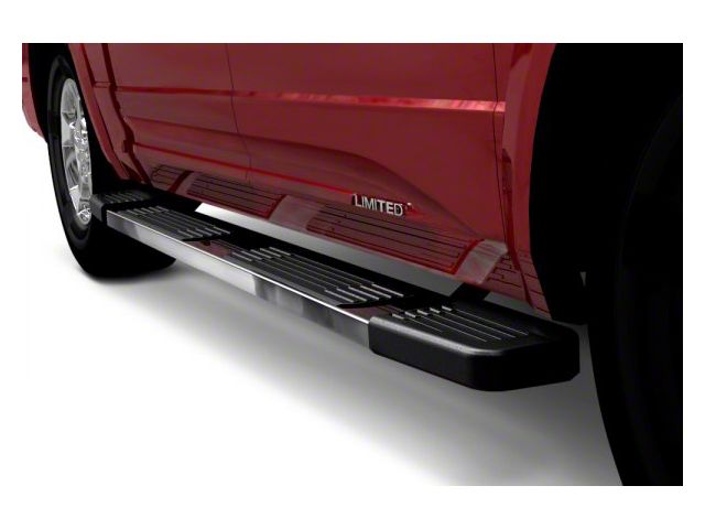 CB3 Style Running Boards; Stainless Steel (19-24 RAM 1500 Quad Cab)