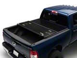 Hard Tri-Fold Tonneau Cover; Black (19-25 RAM 1500 w/ 6.4-Foot Box & w/o RAM Box)