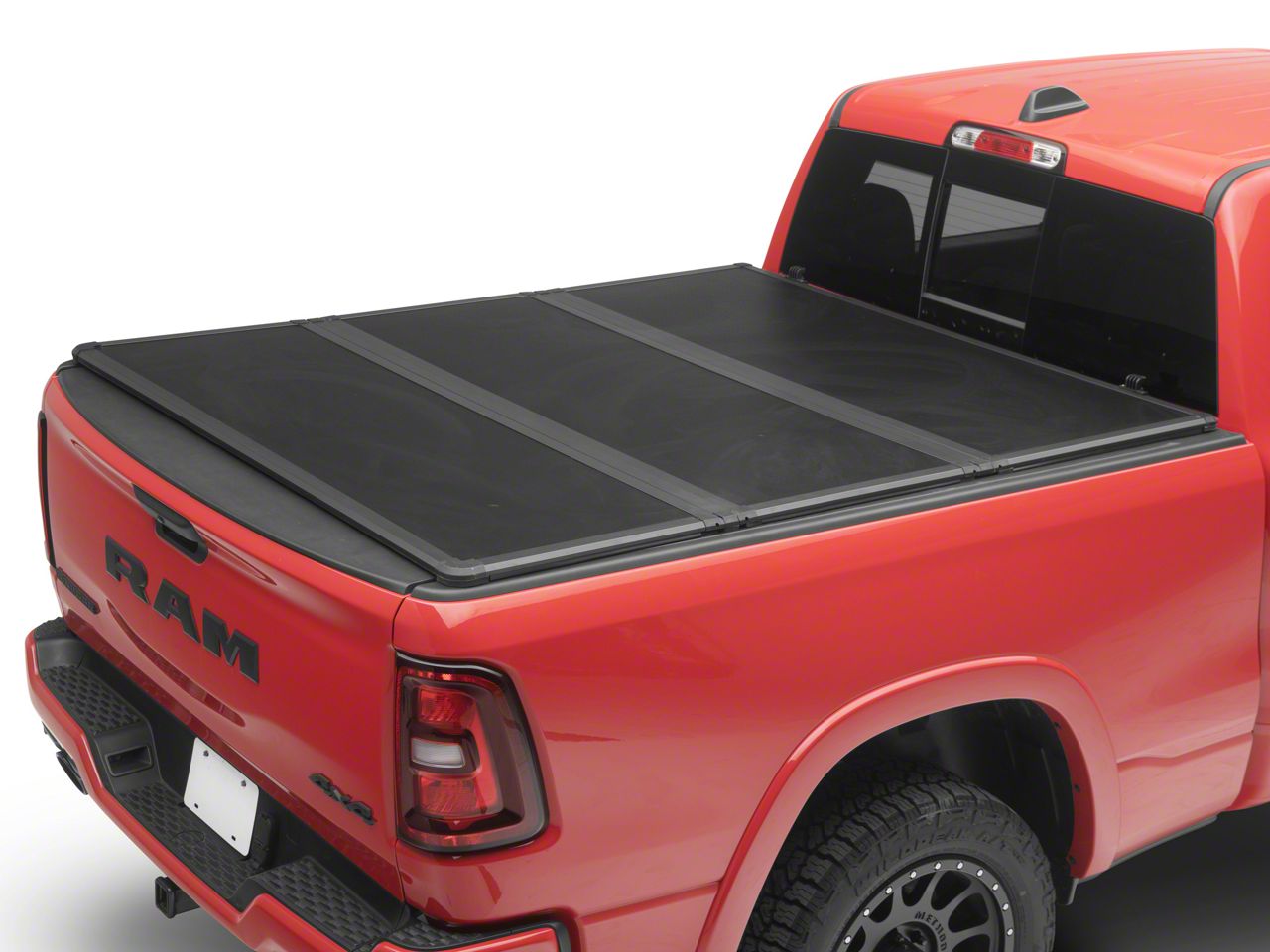 RAM 1500 Hard Tri-Fold Tonneau Cover; Black (19-26 RAM 1500 w/ 6.4