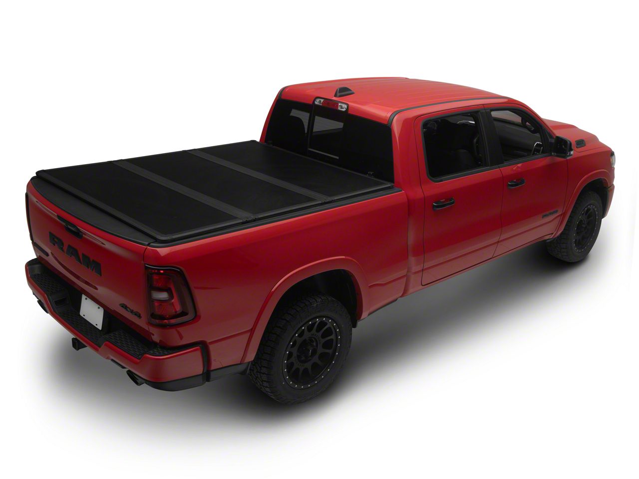 RAM 1500 Hard Tri-Fold Tonneau Cover; Black (19-26 RAM 1500 w/ 6.4