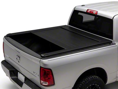 Retractable Tonneau Cover; Black (09-25 RAM 1500 w/ 5.7-Foot Box & w/o RAM Box)