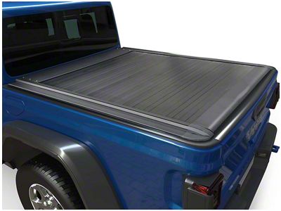 Retractable Tonneau Cover; Black (10-18 RAM 2500 w/ 6.4-Foot Box & w/o RAM Box)