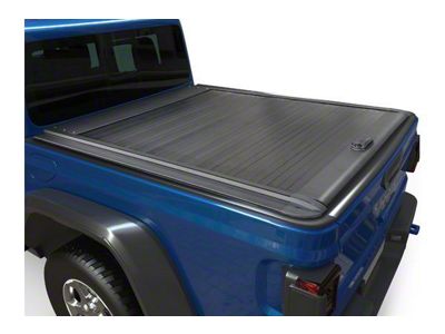 Retractable Tonneau Cover; Black (10-18 RAM 2500 w/ 8-Foot Box & w/o RAM Box)