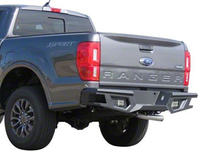 HD Rear Bumper; Black (19-23 Ranger)