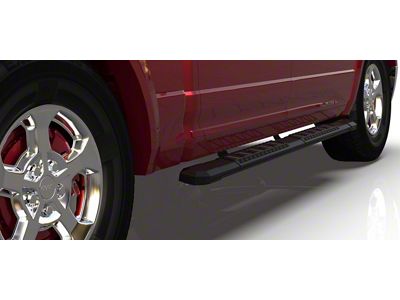 Rival Running Boards; Black (19-25 Sierra 1500 Crew Cab)