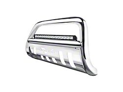 Bull Bar with 20-Inch LED Light Bar; Stainless Steel (07-14 Sierra 2500 HD)