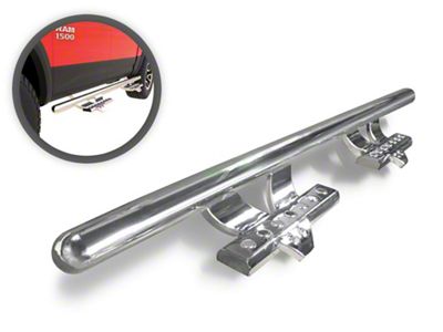 V Signature Side Step Bars; Stainless Steel (07-19 Sierra 2500 HD Extended/Double Cab)