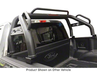 Classic 2.0 Roll Bar; Black (07-25 Silverado 1500)