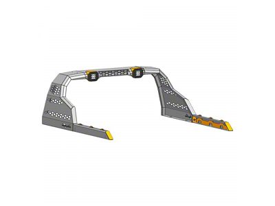 Delta 2.0 Roll Bar; Black (07-25 Silverado 1500)