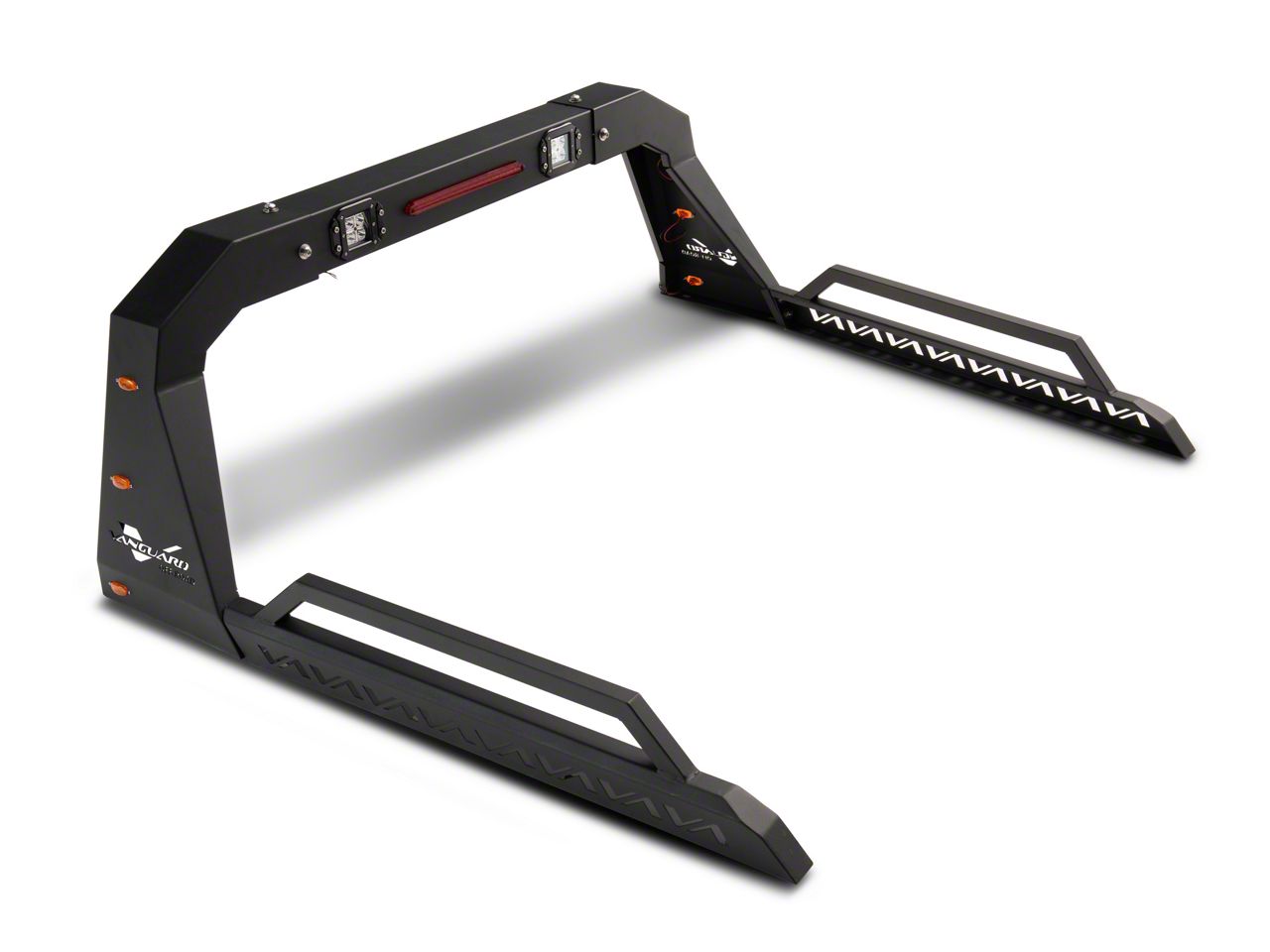 Silverado 1500 Delta Roll Bar; Black (07-25 Silverado 1500