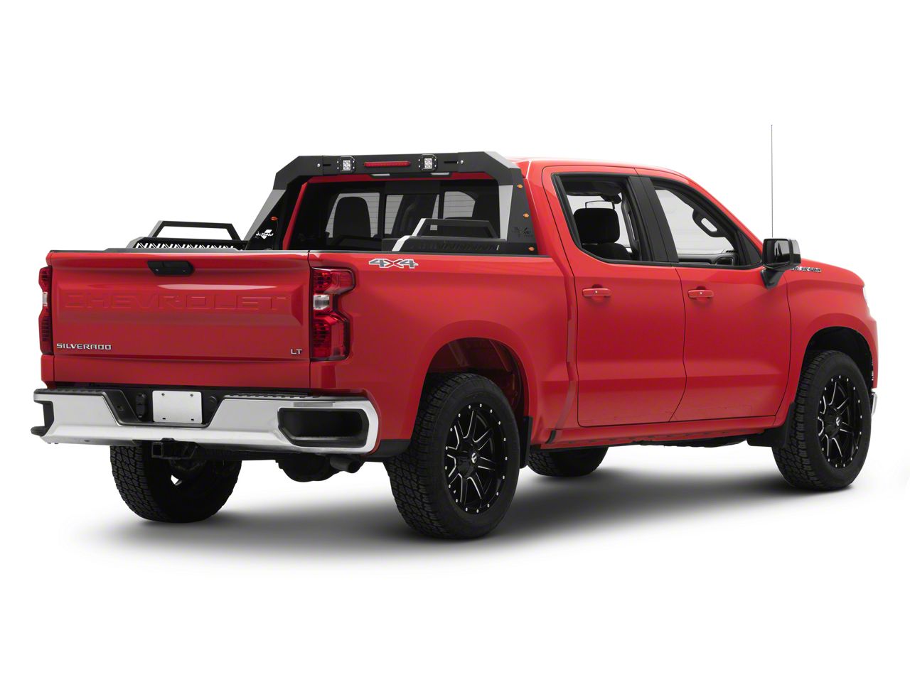Silverado 1500 Delta Roll Bar; Black (07-25 Silverado 1500