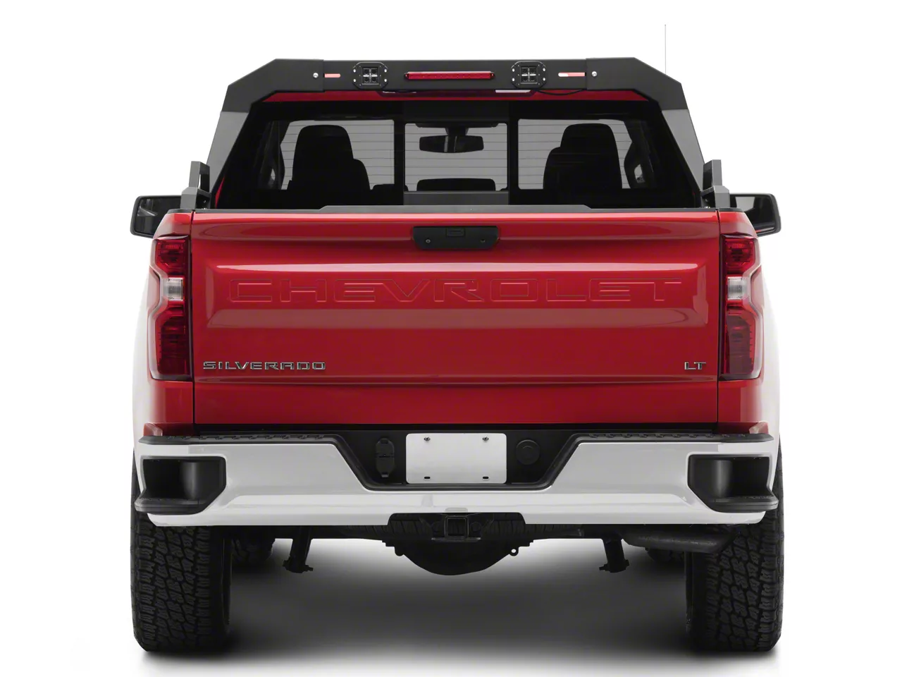 Silverado 1500 Delta Roll Bar; Black (07-25 Silverado 1500