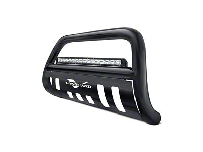 Bull Bar with 20-Inch LED Light Bar; Black (07-14 Tahoe)