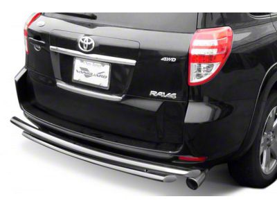 Double Layer Rear Bumper Guard; Stainless Steel (07-20 Tahoe)