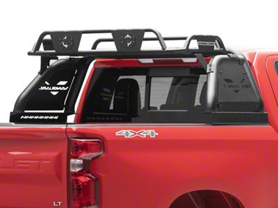 Raven Roll Bar; Black (07-25 Silverado 1500)