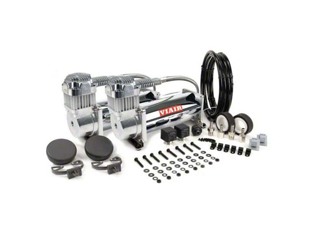 Dual Performance Viair RAM 2500 Silver 400C Dual Performance Air Compressors; 150 PSI ...
