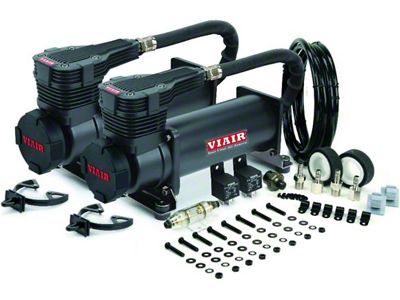 Viair Stealth Black 485C Gen 2 Dual Performance Air Compressors; 200 PSI / 3.82 CFM