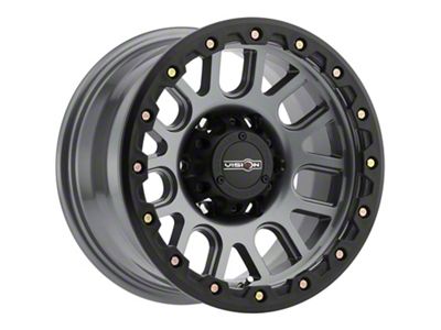Vision Off-Road Nemesis Gunmetal 6-Lug Wheel; 18x9; 0mm Offset (07-13 Silverado 1500)