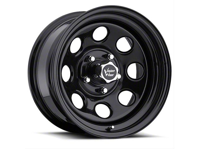 Vision Off-Road Soft 8 Gloss Black 6-Lug Wheel; 17x9; -12mm Offset (07-13 Silverado 1500)