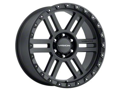 Vision Off-Road Manx 2 Satin Black 6-Lug Wheel; 17x9; -12mm Offset (14-18 Sierra 1500)