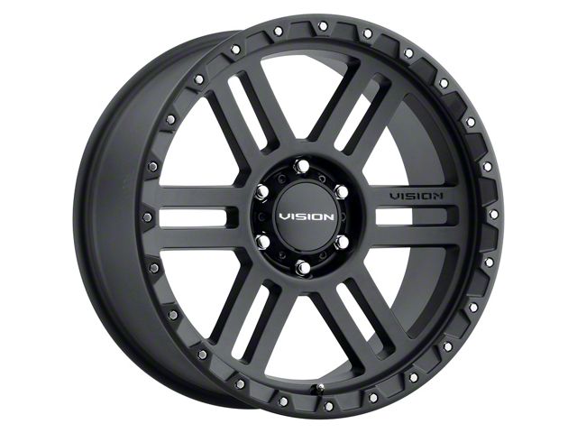 Vision Off-Road Manx 2 Satin Black 6-Lug Wheel; 18x9; -12mm Offset (14-18 Sierra 1500)